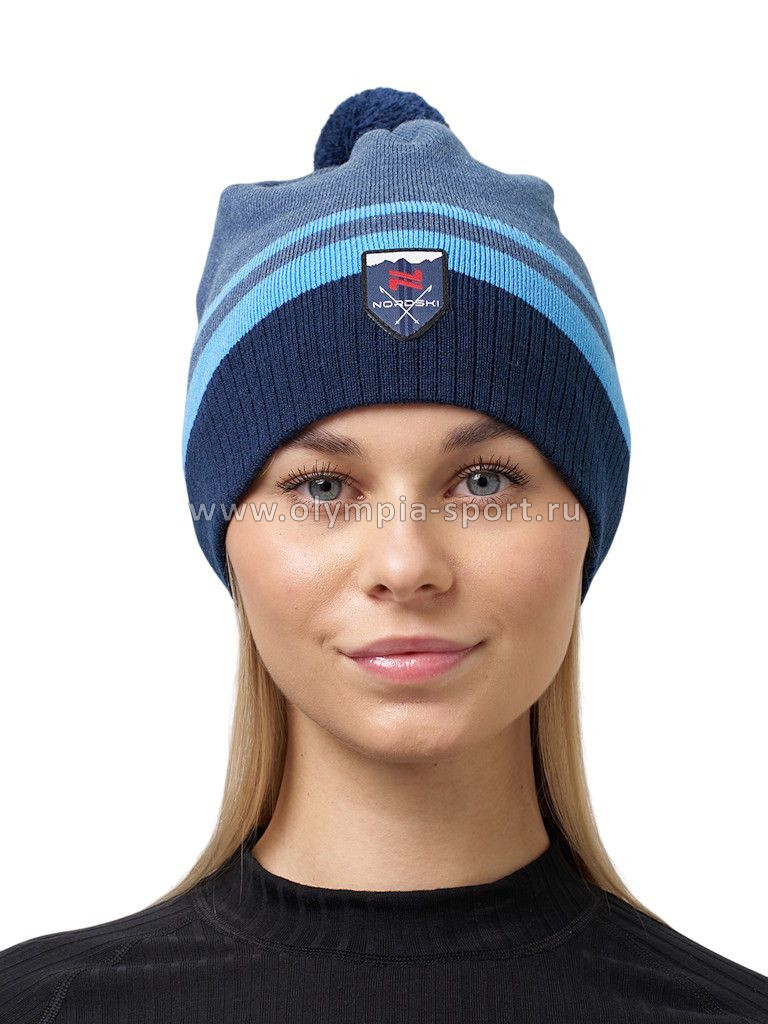 Шапка Nordski Move Dark Blue/Jeans NSV726712 OS