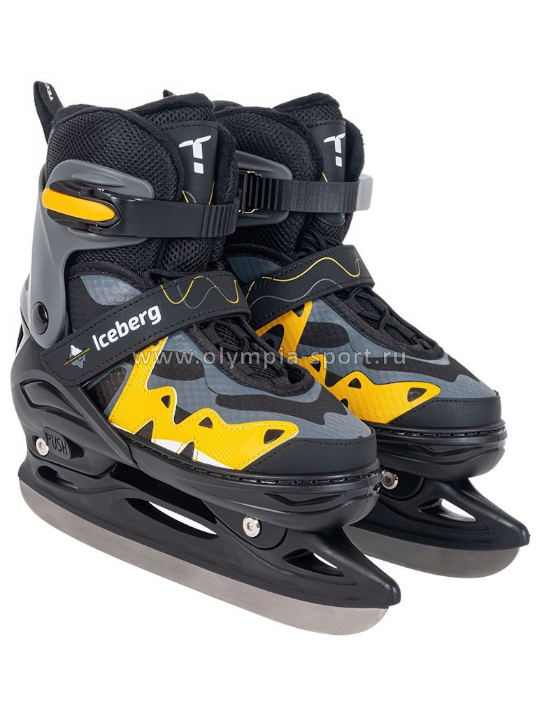 Коньки раздвижные TT Iceberg yellow
