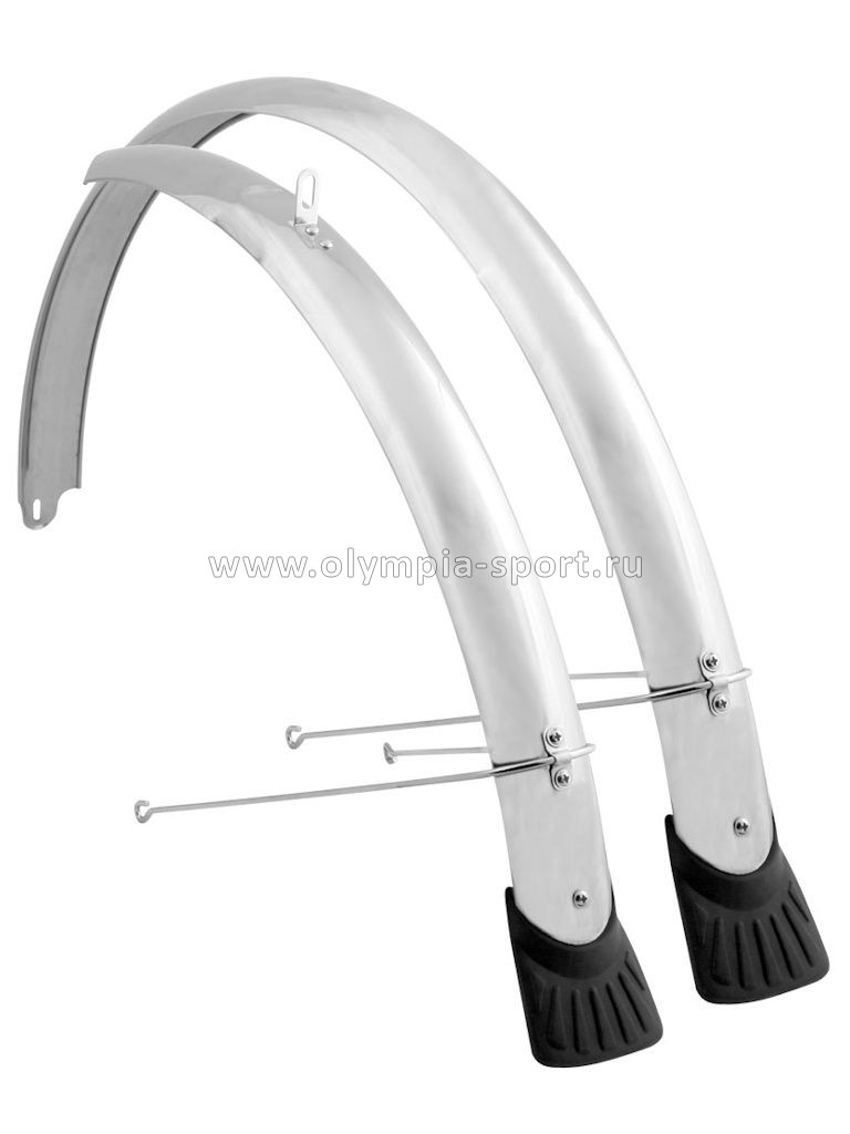 Крылья 26" полноразмерные HD-2 стальные хром.